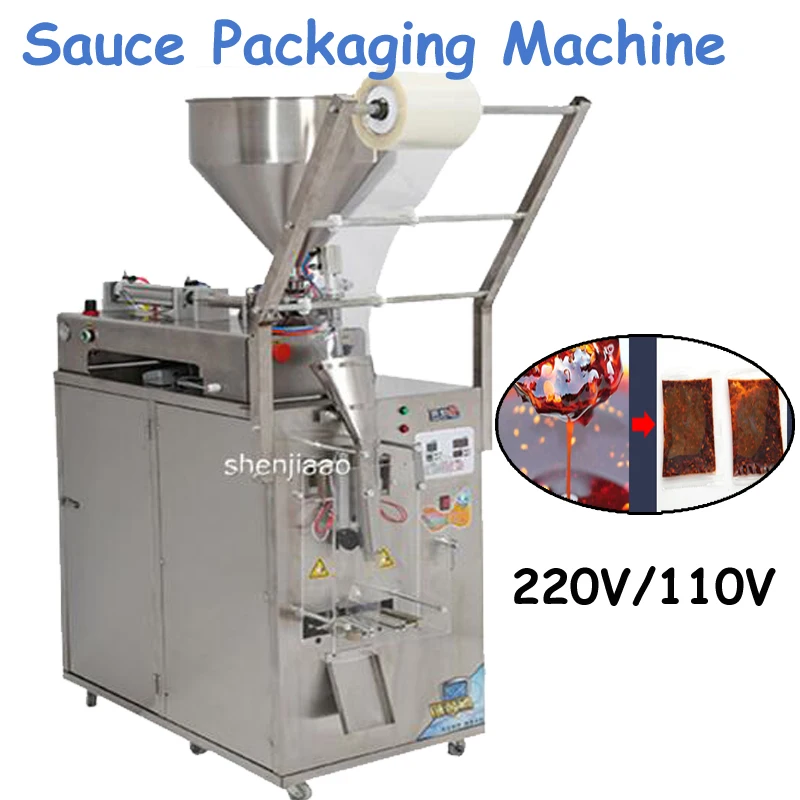 220v/110v 400w Automatic Liquid Sauce Packaging Machine Seasoning