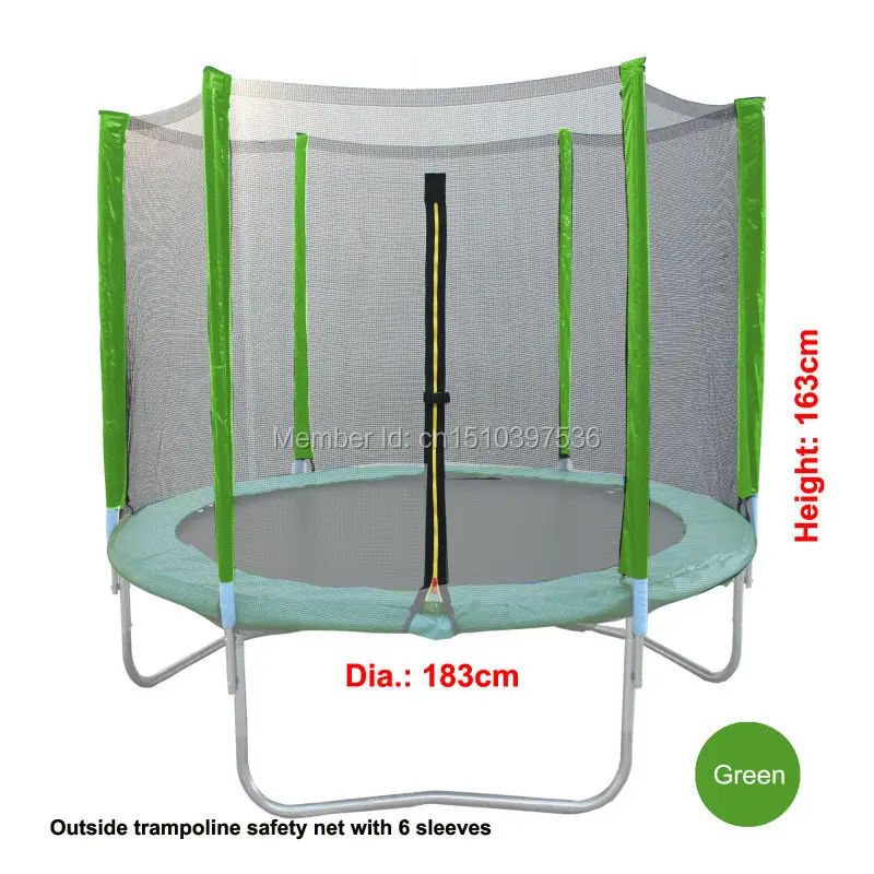 crimen capa Vacaciones Replacement Spare Parts Trampoline safety net Only safety enclosure camas  elastica inner net for 6ft trampoline 1.83m|enclosure switch|enclosure  wallnet tricks - AliExpress