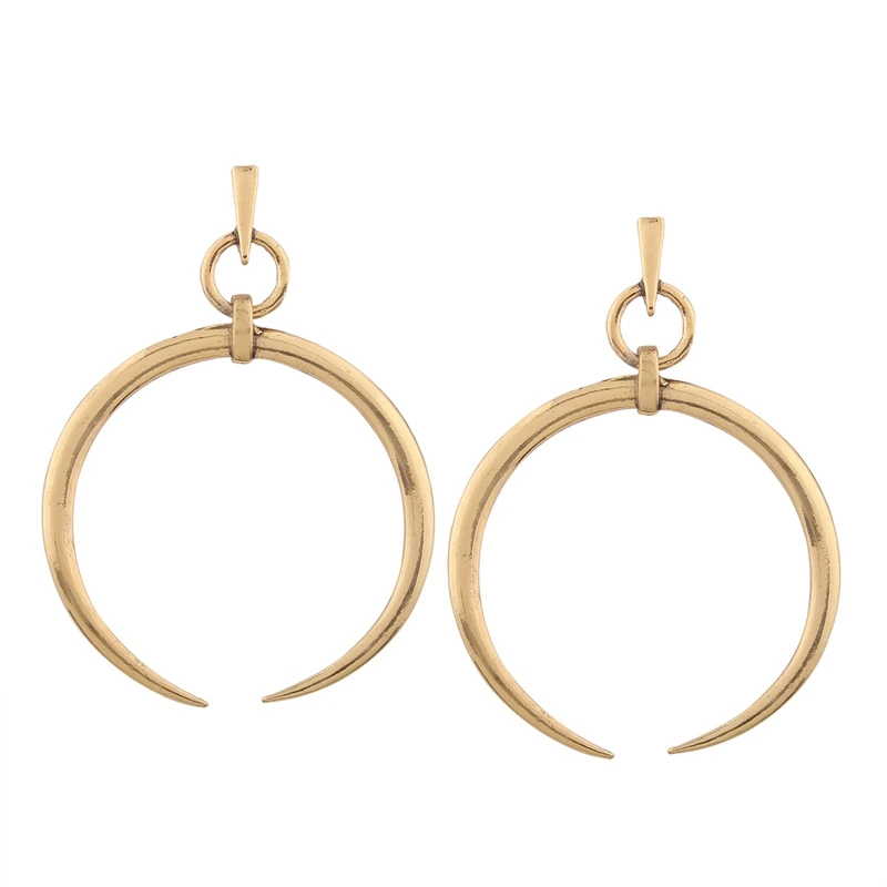 

MISANANRYNE New Popular Romantic Gold-color Crescent Moon Trendy Stud Earring For Women Ladies Accessories