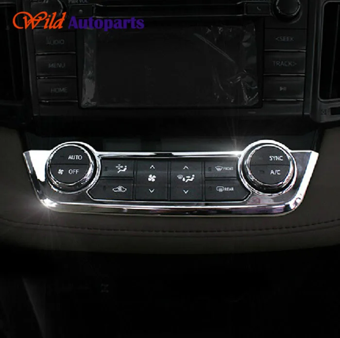Chrome Interior Accessories Center Console Frame C...