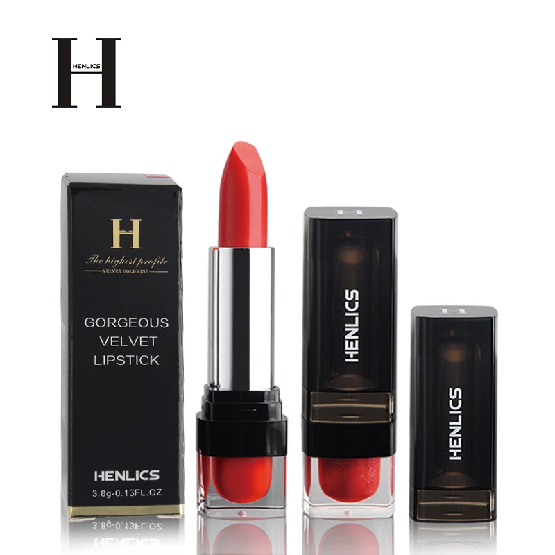 HENLICS Brand 28 Colors Gorgeous Velvet Waterproof Matte Lipsticks Long-lasting Easy to Wear Lips Makeup Cosmetics  (2)