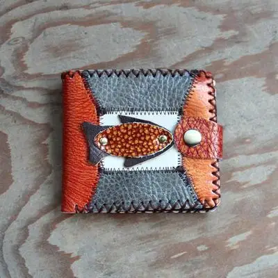 Fish Кошелек с бантом, Женский кошелек, известный бренд, держатели для карт, карман для мобильного телефона, искусственная кожа, женская сумка для денег, клатч, Женский кошелек, 505 - Цвет: Fish