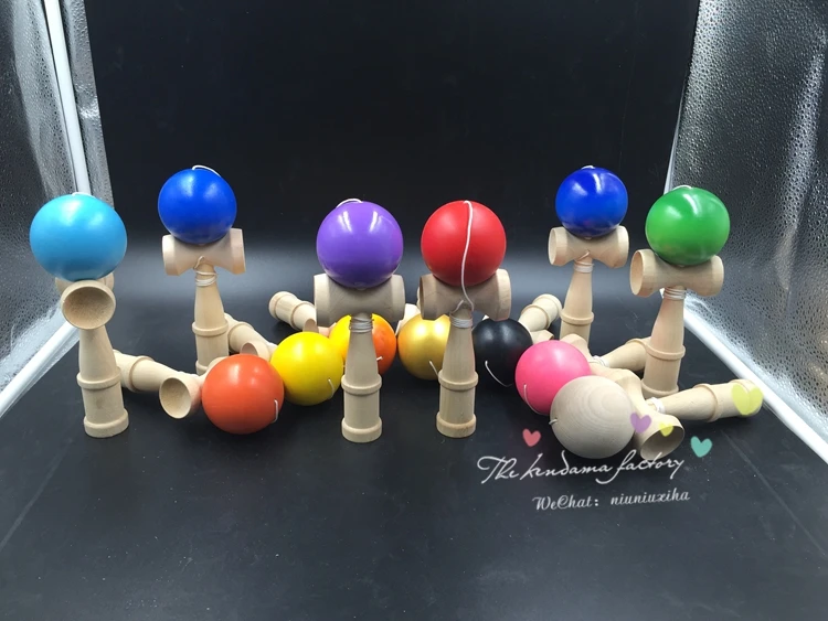 100 шт Размеры: 18.5 см забавные традиционные японские игры Kendama Бал красочный дань профессиональный