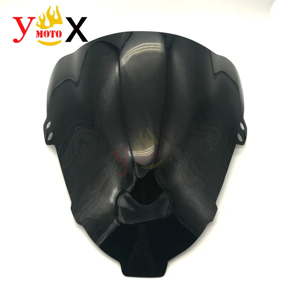 Racing Motorcycle Double Bubble Black Windscreen Windshield Front Faring Delector For Suzuki RF400 GK78A 1993-1997 1994 1995 96 |