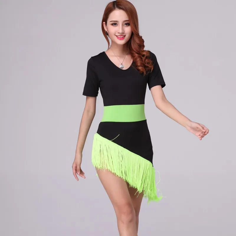 

2019 New Hot Sale Latin Dance Dress Women Costume Salsa Cha Cha Rumba Ballroom Dance Sexy Skirts Hot