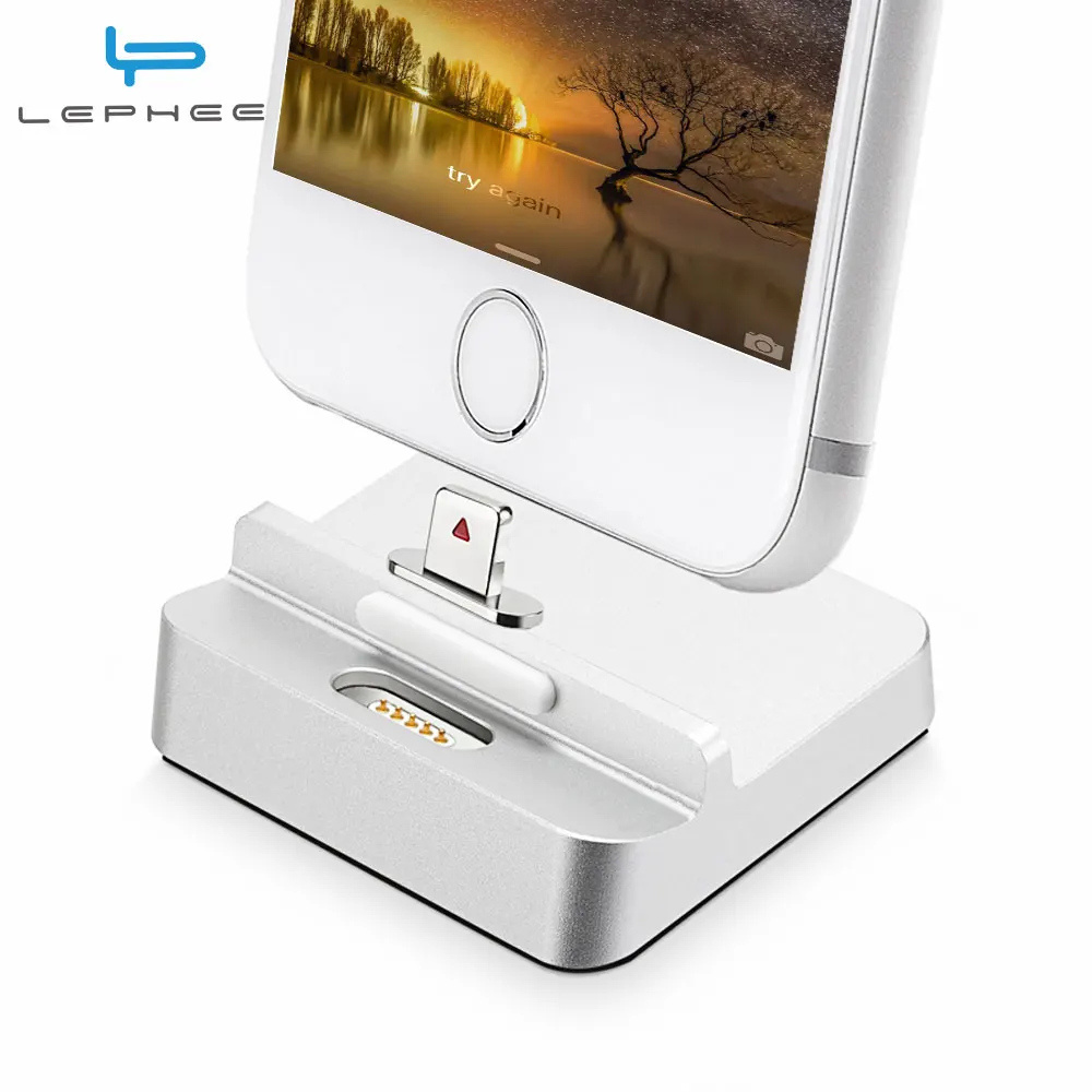 imágenes para Magnética Charging Dock Estación de Muelle Del Cargador de Escritorio USB Sync Adaptador teléfono móvil dispositivo de carga para iphone 5 6 6s 7 Plus imágenes para Magnética Charging Dock Estación de Muelle Del Cargador de Escritorio USB Sync Adaptador teléfono móvil dispositivo de carga para iphone 5 6 6s 7 Plus