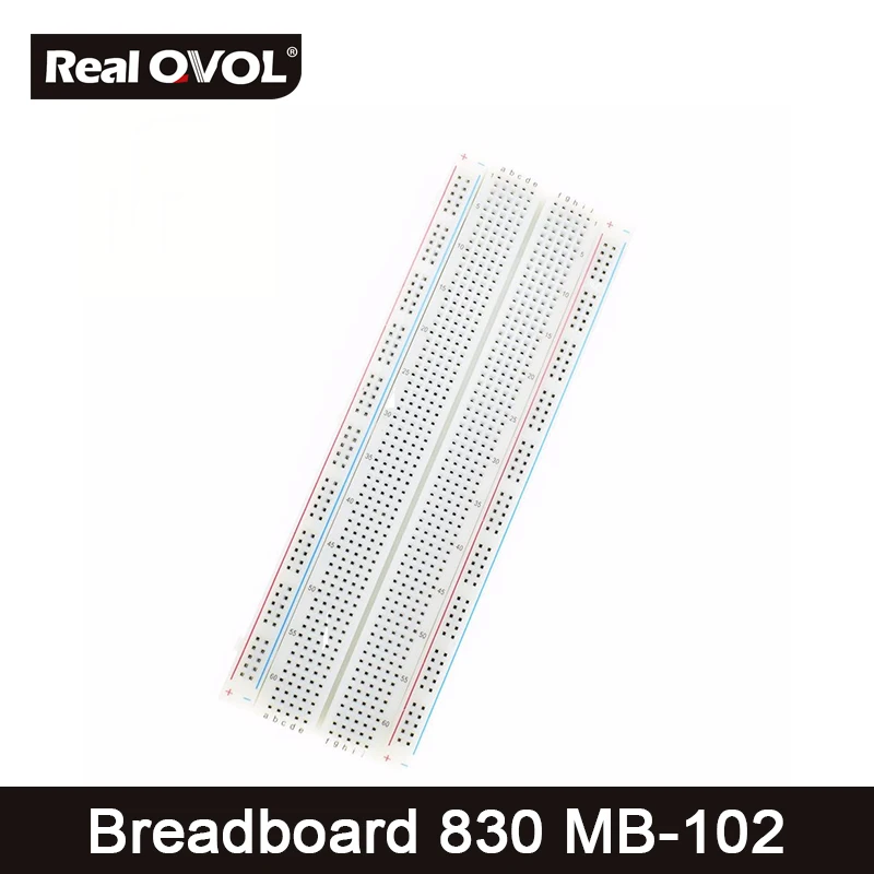 

5 Pcs Breadboard 830 Tie Point Solderless PCB Bread Board MB-102 MB102 Test Develop DIY