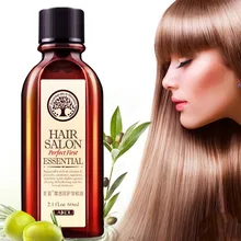 Sıcak 60ml fas Argan yağı saç bakımı uçucu yağ besleyici saç derisi onarım kuru hasar saç tedavisi gliserol somun yağı kuaförlük