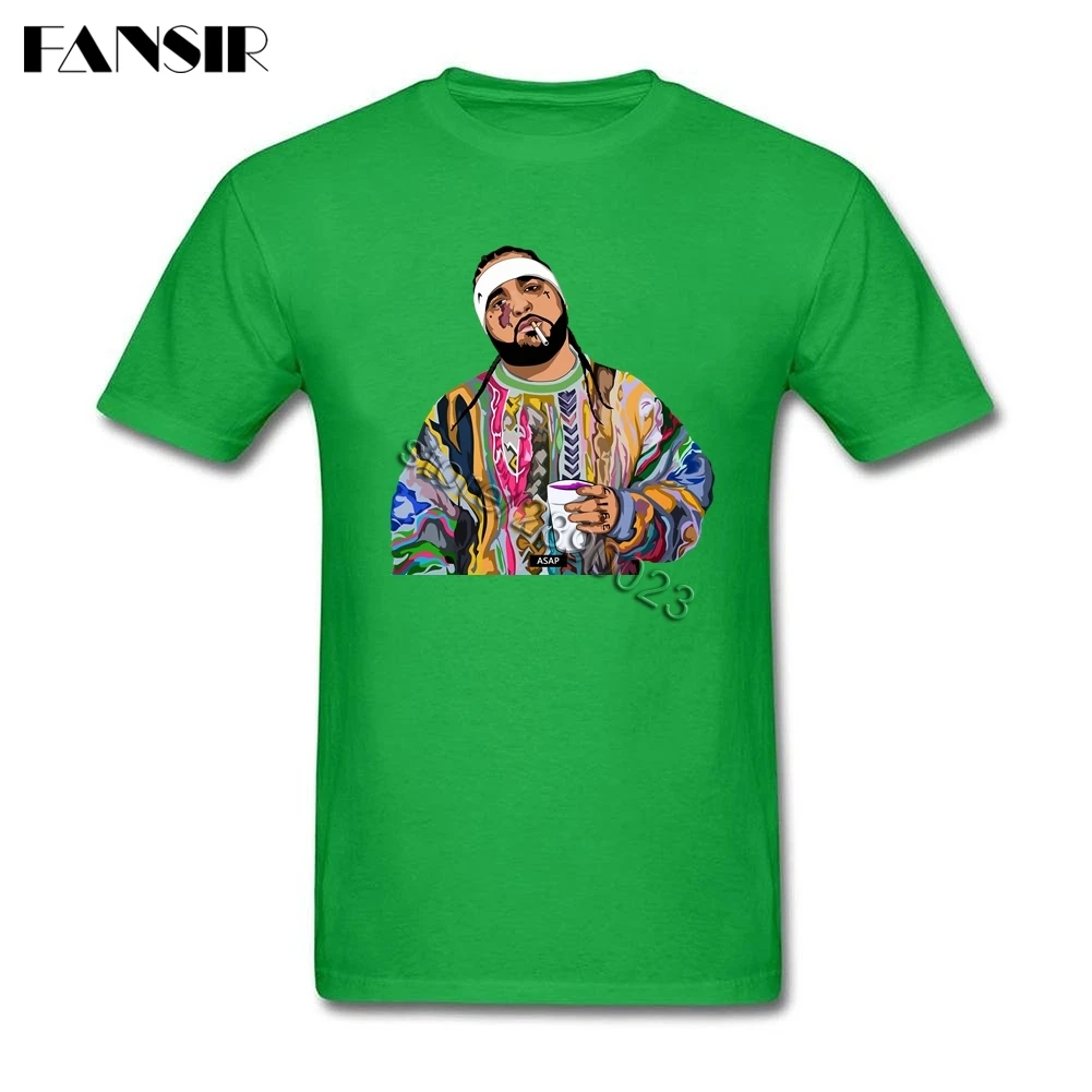Crazy T Shirt Men's Musician ASAP Yams Men Tshirt Custom Cotton Short