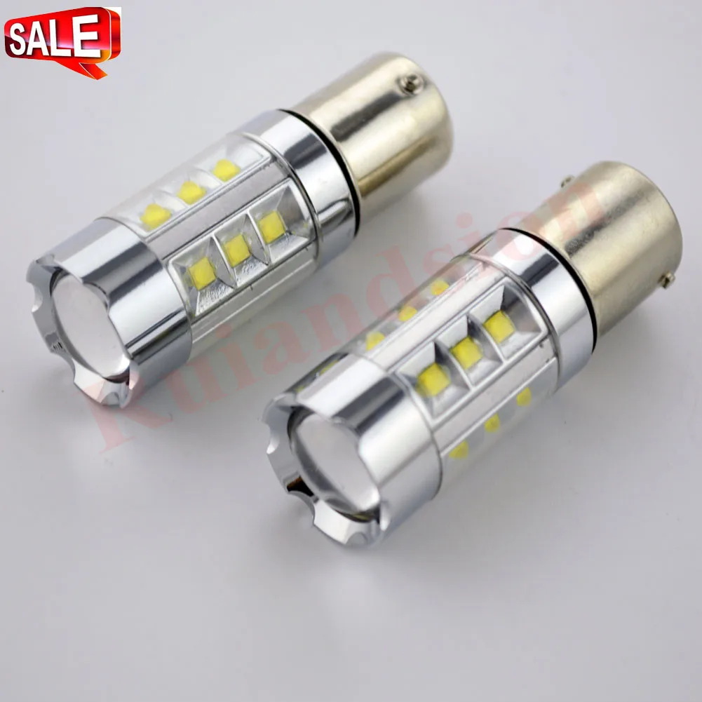 1 шт 100W супер яркий 20SMD 12v 24v Ba15s 1156 P21W светодиодный автомобиль хвостовая часть грузовика Обратный Свет белый нет полярности