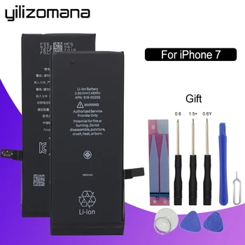 

YILIZOMANA Original Mobile Phone Battery For Apple iPhone 7 7G High Capacity 1960mAh Replacement Li-ion battery with Free Tools