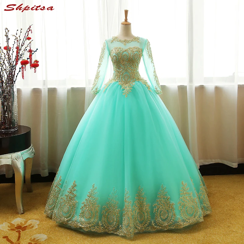 mint green dress for quinceanera