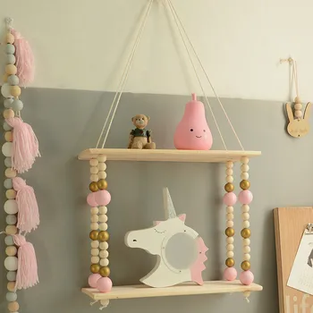 

Minimalist Wall Hanging Floating Double Shelf Decor Nordic Style Shelf Peg People Girls Room Decor Girls Room Princess Room Pomp