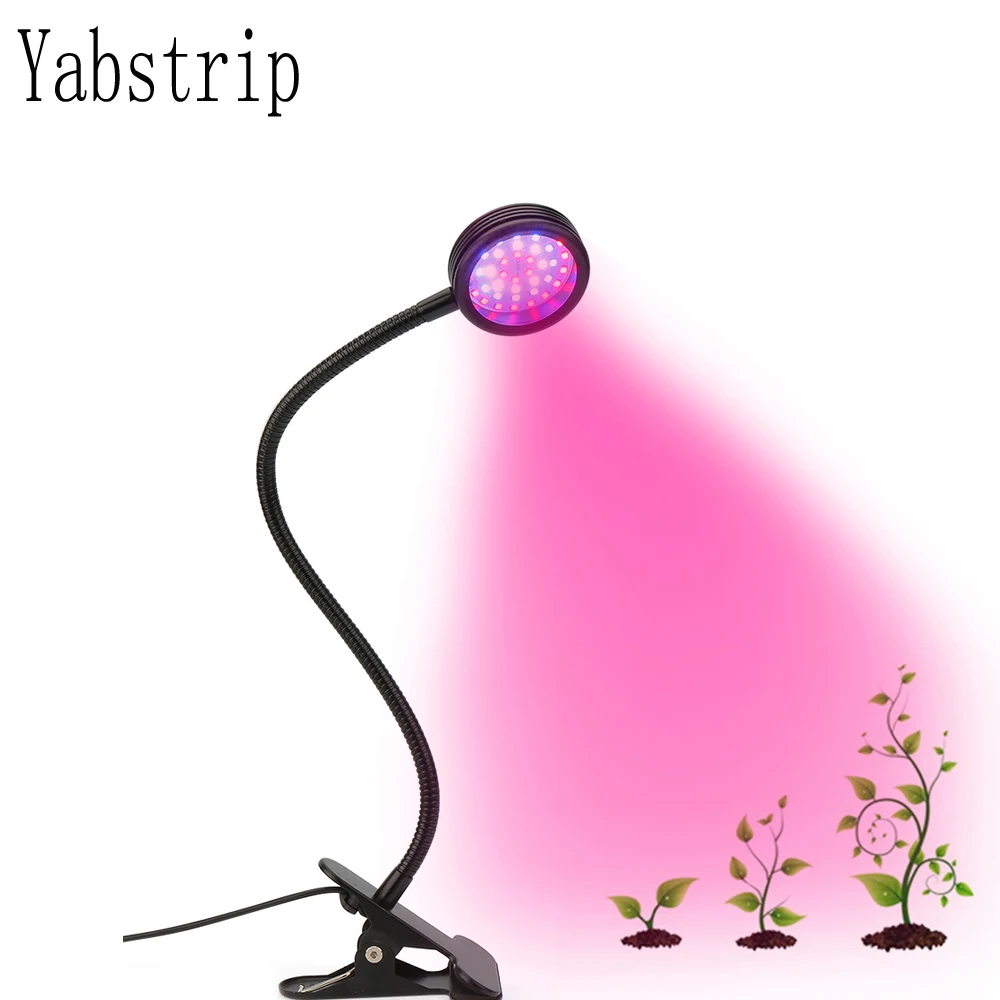 Yabstrip с регулируемой яркостью фитолампа полным спектром Светодиодная лампа для
