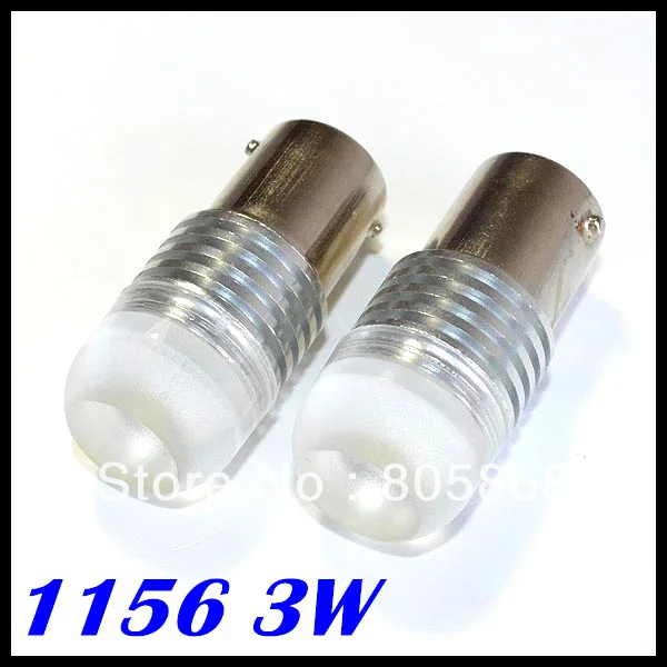 

2pcs/lot 1156 BA15S High Power Super White SMD LED Projector Light Bulb 3W Car Stop Brake Signal Lights Bulb Lamps 12V