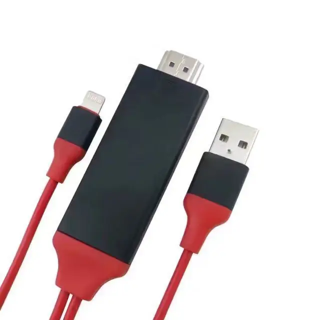 HD tv кабель для Apple к HDMI готов к использованию мобильный ТВ аудио и видео HD с тем же кабелем экрана, адаптер для зарядки CJXFLPSM00015