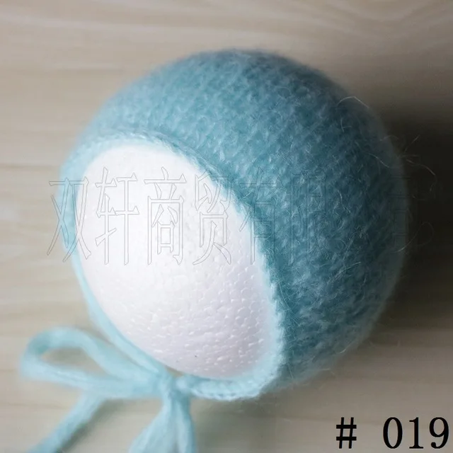 Handcraft Baby hand Knit Mohair Bonnet Photography prop on Baby Shower Gift Newborn Photography Props Baby Photography Props newborn socks for babies Baby Accessories