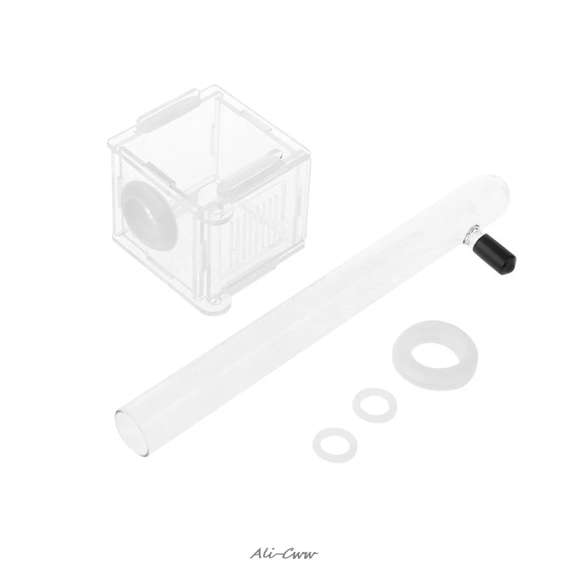 Ant Nest Glass Tube Mini Ant Nest with Active Zone Insect House Acrylic Ant Farm - Color: White