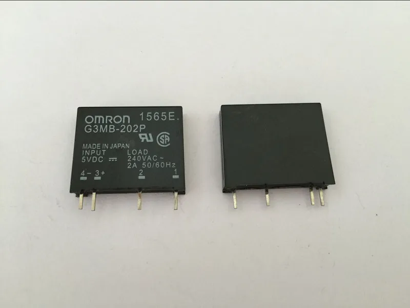 

10PCS/Lot G3MB-202P-5VDC G3MB-202P 5V DC-AC SSR IN 5VDC Out 240VAC 2A Solid State Relay