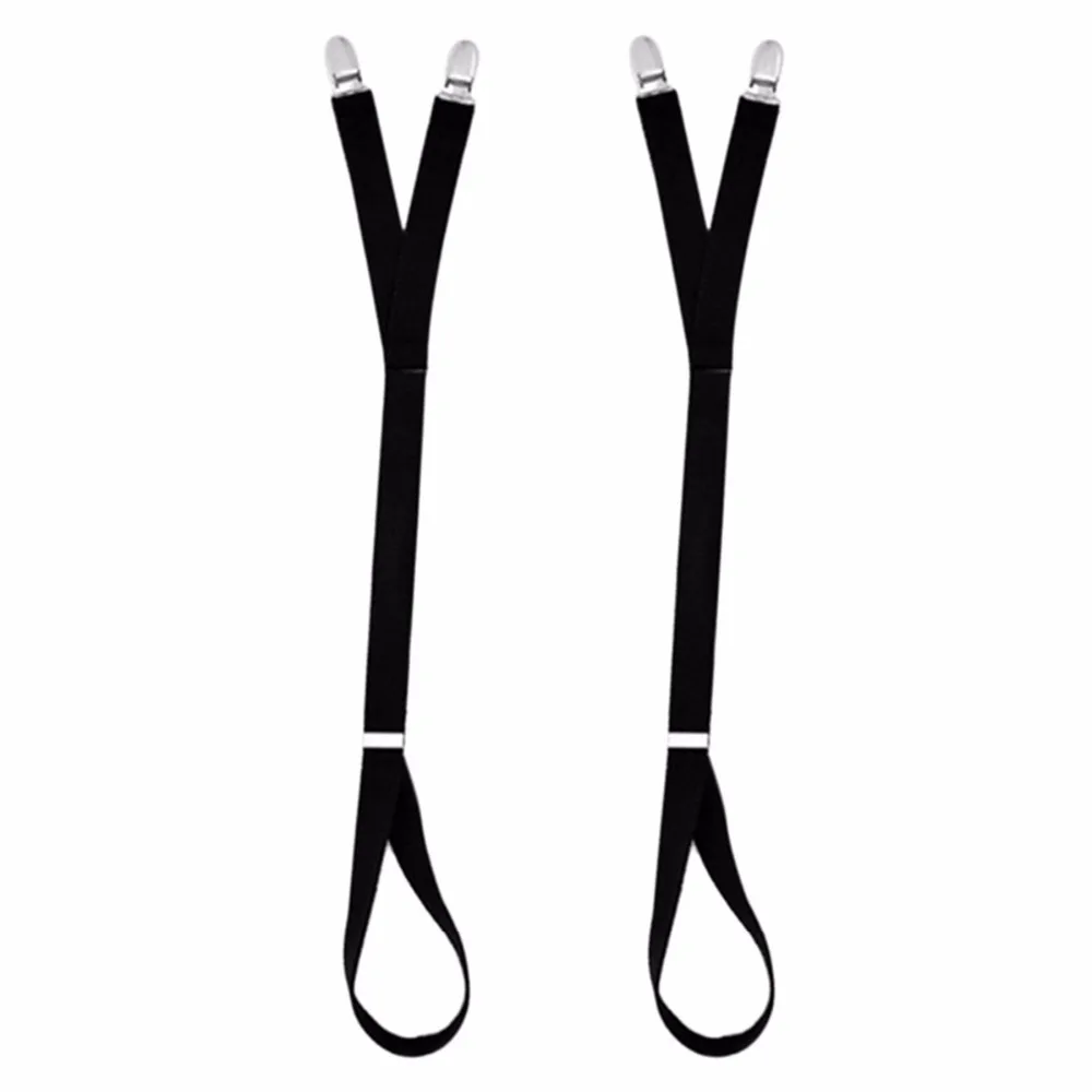 Adjustable Shirt Holder Stays Elastic Men Suspenders Gentleman Leg