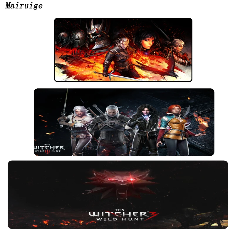 

Mairuige 900*400*3MM 3D Printing Speed Big Mouse Pad Mat Washable Gaming Personality Mousepad For The Witcher 3 Wild CSGO Gamer