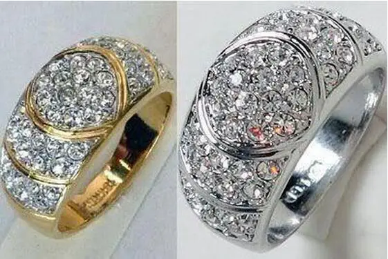 Two White &amp Yellow Rings For women's and man's AAA Top Grade | Украшения и аксессуары
