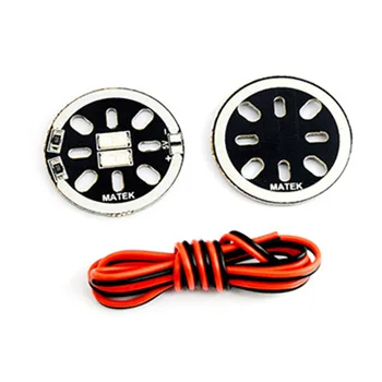 

Matek LED Blue X2/5V Motor Mount Navigation Light For FPV Quadcopter Frame QAV180 QAV X 220 QAV210 ZMR250 Martian 230 255 Drones