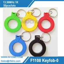 RFID IC записываемых брелоков I3.56 МГц, брелки для ключей, NFC ключевые теги ISO14443A мультичастотный Классический 1 k Токен метка для умная система контроля доступа