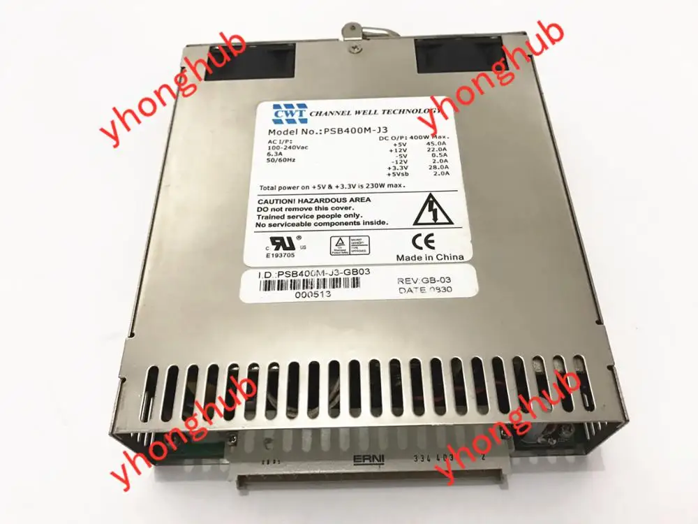 

CWT Channel Well Technology PSB400M-J3 Server Power Supply 4000W