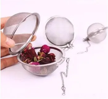 

1000pcs /lot Stainless Steel Tea Pot Infuser Sphere Mesh Strainer Ball 5cm