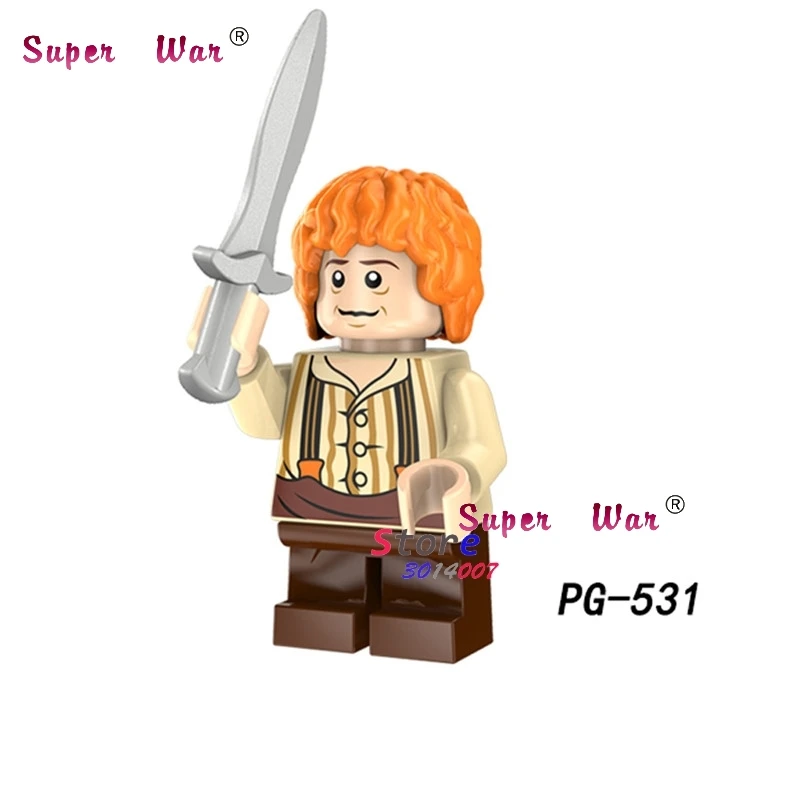 

1PCS model building blocks action superheroes The Lord of the Rings learning diy toys for children gift