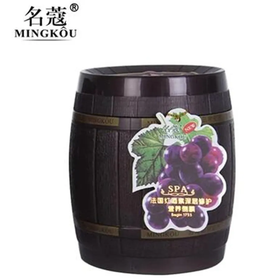 

MINGKOU Repair Effective Treatment DamagedStrengthen Structure Restore Elastic Sheen Red wine polyphenols membrane Hair Mask