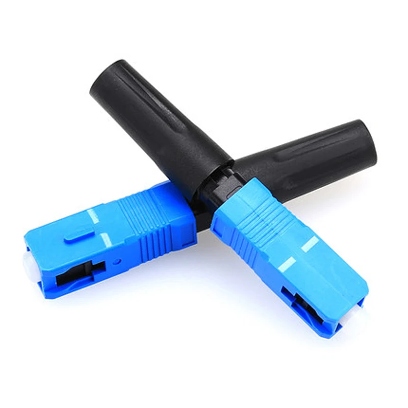 

100PCS FTTH SC UPC Optical fiber quick connector Fast Connector Free shipping
