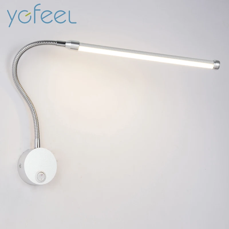 Us 17 16 34 Off Ygfeel 6w Led Wall Lamps With Switch Modern Bedroom Bedside Reading Lighting 360 Degree Angle Adjule Ac90 260v In Us 17 16 34 Off Ygfeel 6w Led Wall Lamps With Switch Modern Bedroom Bedside Reading Lighting 360 Degree Angle Adjule Ac90 260v In