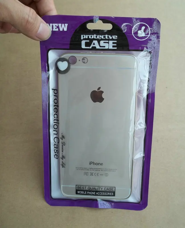 

100pcs 12*20.5cm Zipper Plastic Retail Package Bag for iPhone 5s 5g 6s 67 8 Plus samsung s5 S6 S7 note8 mobile packaging bags