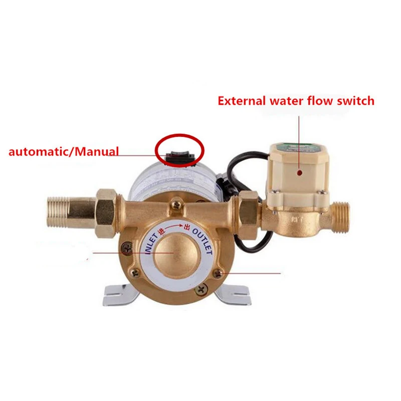 100 Вт/150 Вт Трубопроводный насос автоматический циркуляционный водяной насос 220 В/50 Гц Электрический насос высокого давления насос для водонагревателя