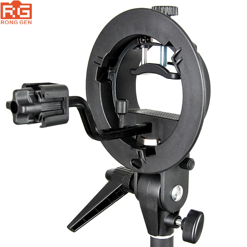 Кронштейн Godox S type Bowens + фотовспышка из алюминиевого сплава|hot shoe mount adapter|shoe adapterbowens