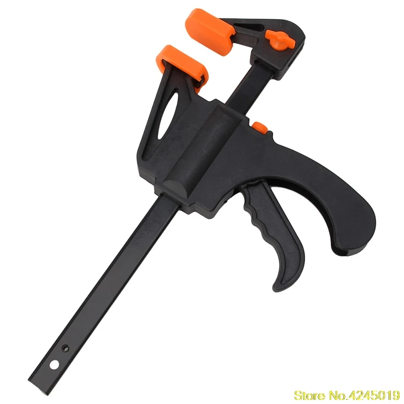 

2018 High Efficiency 6 Inch Wood-Working Bar Clamp Quick Ratchet Release Speed Squeeze DIY Hand Tools