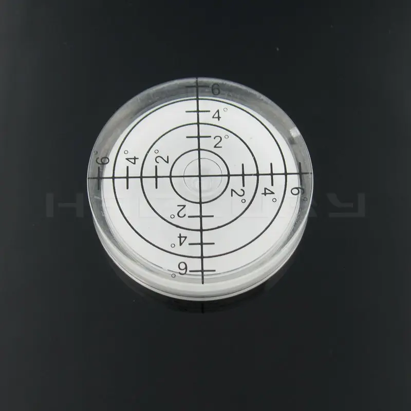 4 шт./лот) 32*7 мм пластик Bullseye пузырьковый уровень круглый уровень Пузырьковые аксессуары для измерительного инструмента - Цвет: Белый