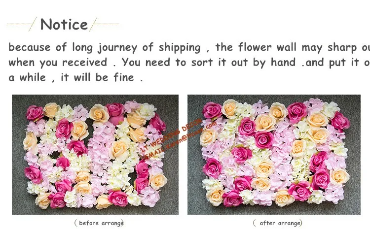 Rose and hydrangea wedding flower wall  (6)