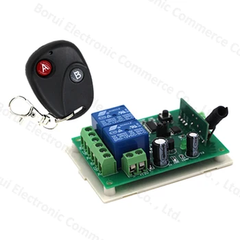 

DC 12v 10A relay 2CH wireless Remote Control Switch RF Remote plug Transmitter+ Receiver For 12V CAR LED LIGHT lamp