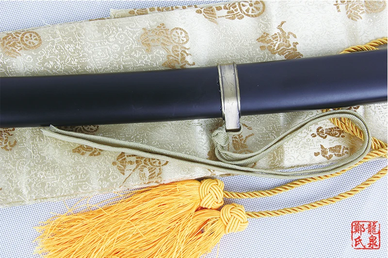 Carbon steel real katana swords 41 Inch Anime Bleach Ulquiorra cifer's Sword plating blade decoritive cosplay no sharp props