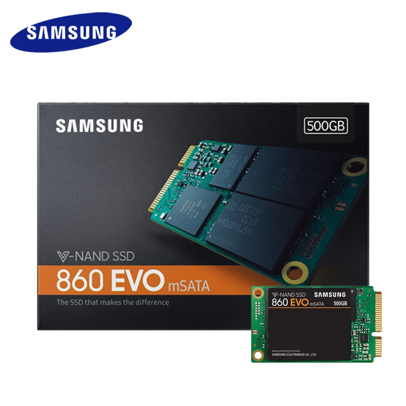 Samsung mSATA 860 EVO внутренний SSD 250 ГБ 500 1 ТБ твердотельный накопитель HD Жесткий