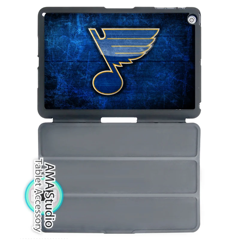 St. Louis Blues Ice Hockey Sport Folio Cover Case For Apple iPad Mini 1 2 3 4 Air Pro 9.7 10.5 12.9 2016 2017 a1822 New | Компьютеры и