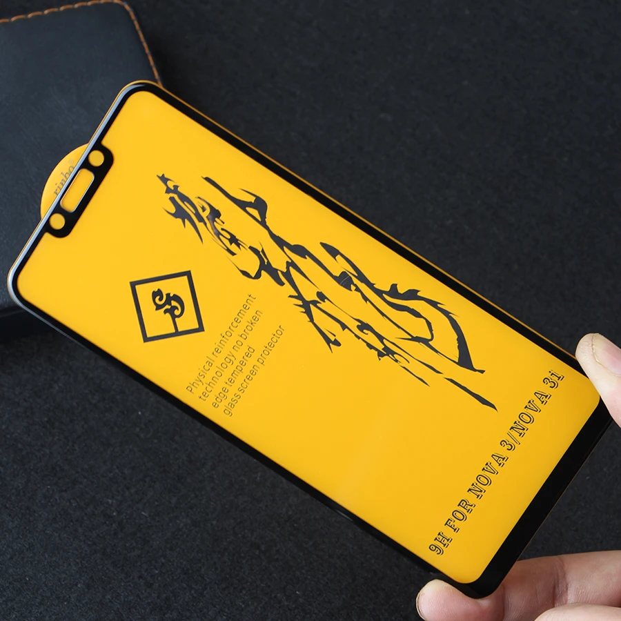 5D полный клей экран протектор для huawei Nova 3 3i P Smart 3e закаленное стекло 9h Прозрачный
