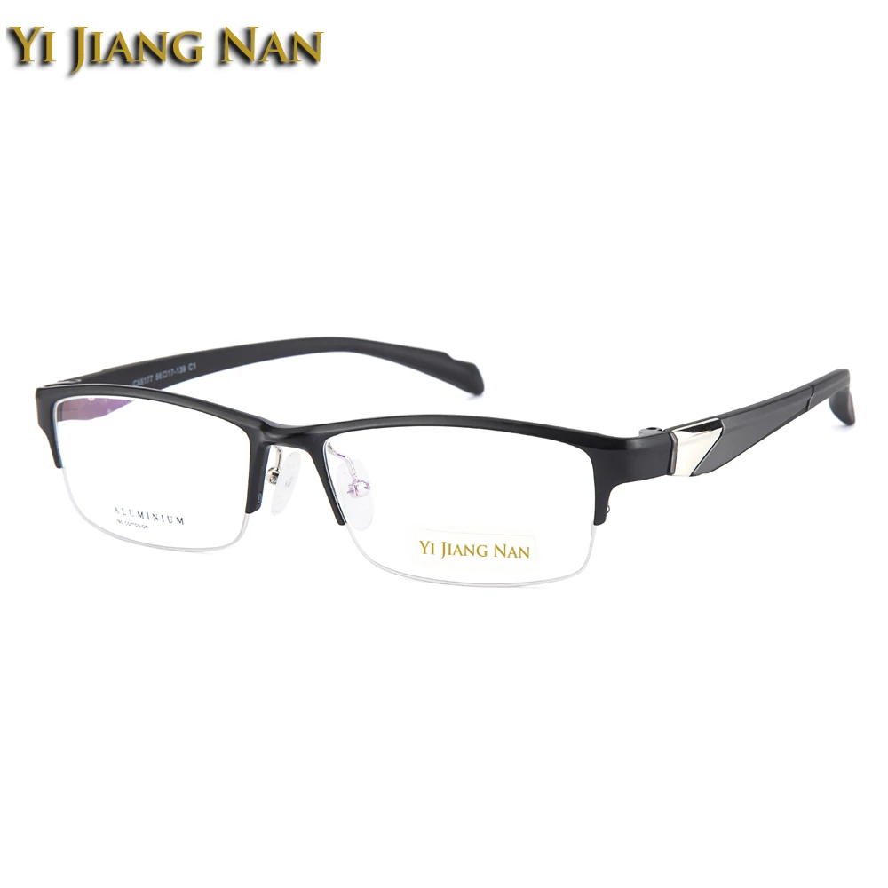 Оптические очки, оправа для очков, алюминиевая оправа из магниевого сплава, мужские очки, оправа, прозрачные линзы