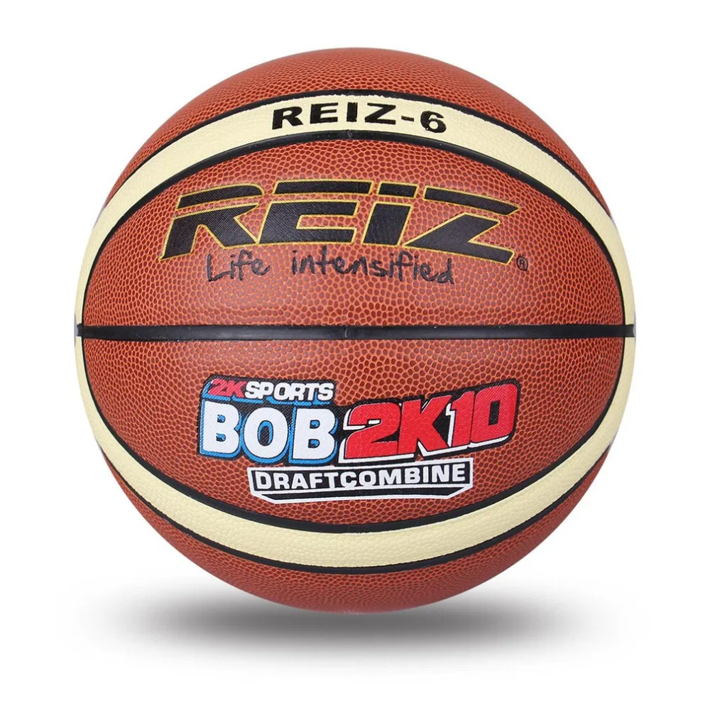 REIZ высокое качество Размеры 6 кожа баскетбольные мячи Крытый мужские тренировочные Баскетбол Basquete практика конкуренции