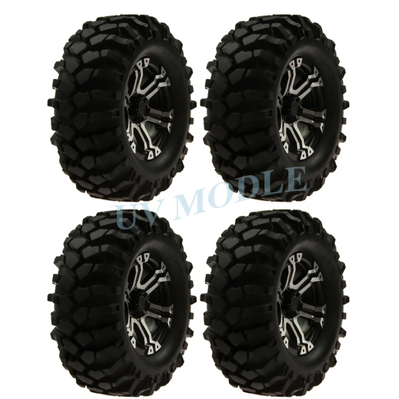 1/10 весы RC Rock Climb Crawler SCX10 D90 сплав 1 9 Beadlock колеса обод + 108 мм резиновые шины #3|rubber tyre|1.9