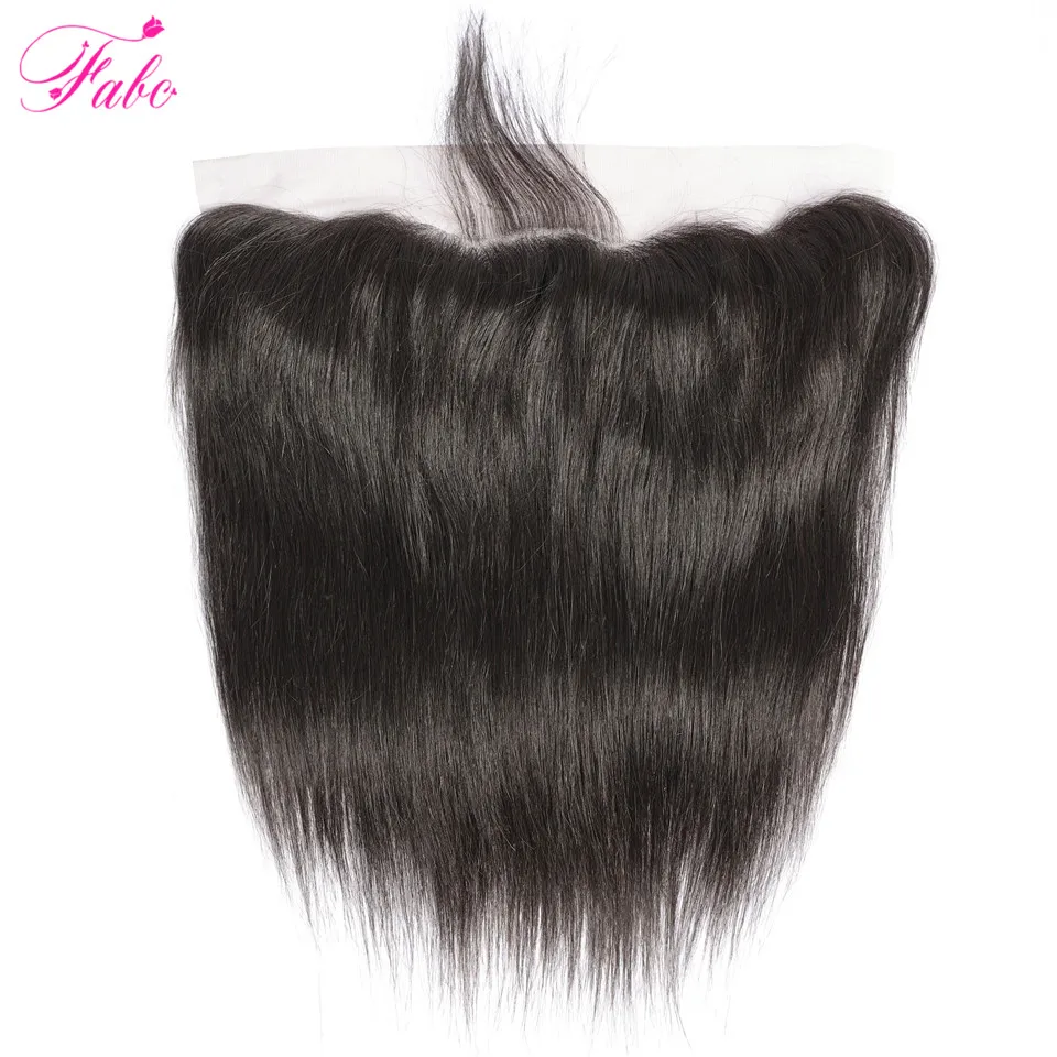 FABC волосы перуанские прямые 3 пряди не Реми человеческие волосы пряди с фронтальным ухом до уха с детскими волосами