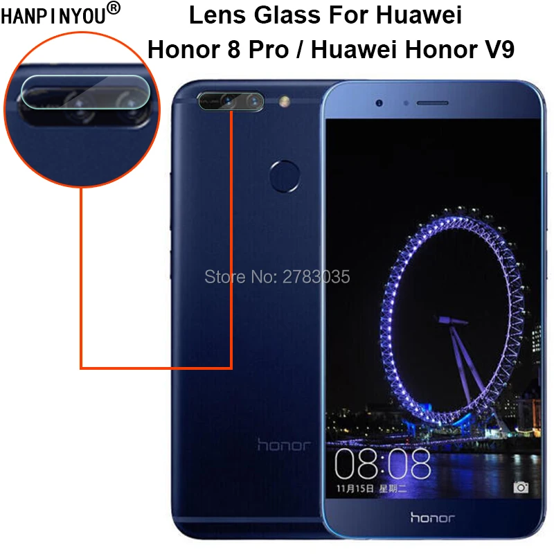 For Huawei Honor V9 / 8 Pro 5.7&quot Clear Ultra Slim Back Camera Lens Protector Rear Cover Tempered Glass Film | Мобильные телефоны